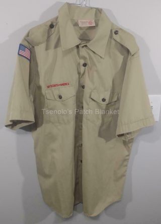 Boy Scout Now Scouts Bsa Uniform Shirt Size Adult X - Large Ss 172