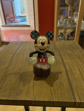 Disney Traditions Mickey Mouse Carved By Heart Figurine Rare
