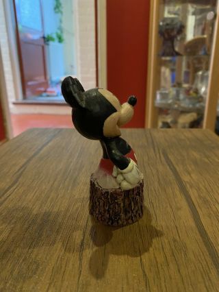 Disney Traditions Mickey Mouse Carved By Heart Figurine Rare 2