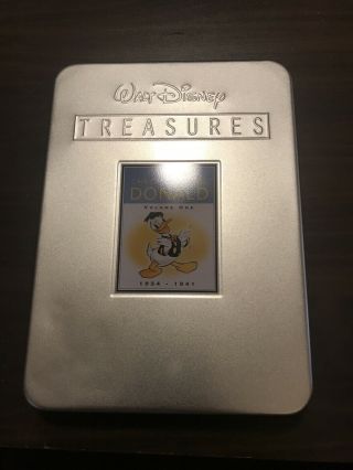 Walt Disney Treasures: The Chronological Donald Duck Vol.  1 1934 - 1941 Dvd Tin
