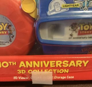 Disney Toy Story 1,  2,  3 10th Anniv View - Master,  3D Viewer,  Reels,  Case NIB Rare 2