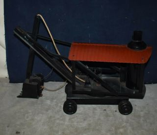 Vintage Large Keystone Pressed Steel Ride Em - Ride On - Steam Shovel