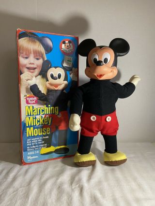 Vtg Hasbro Marching Mickey Mouse Doll Mickey Mouse Club Romper Room