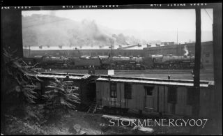 B&o Railroad Train Yards,  Engine House,  Grafton W.  Va Wv West Virginia Photo