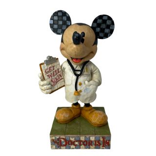 Jim Shore Enesco Disney Traditions Mickey Mouse " The Doctor Is In " 8.  5 " Figure