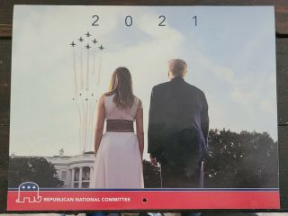 2021 Republican National Committee Calendar (donald And Melania Trump)