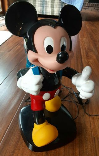 Vintage Mickey Mouse Backpack Telephone By Tyco In 1986,  Model 1245,  Vgc