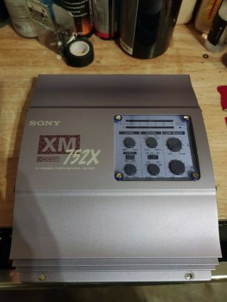 Sony Xm - 752x 2 Channel Amplifier Vintage,  Made In Japan,  Great Sq