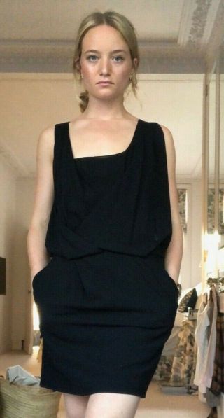 Gorgeous Chloe Black Dress Size 8 Vintage Stunning