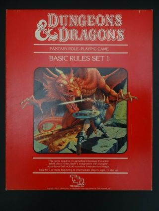 Dungeons & Dragons - Basic Rules Set 1 - Tsr - Vintage 