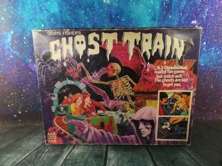 Denys Fisher Ghost Train Vintage Board Game 1974 100 Complete