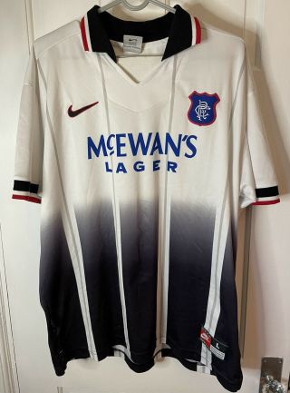 Glasgow Rangers 1997/1998 Vintage Football Shirt Adults L Nike