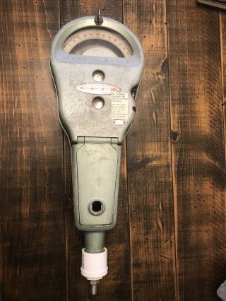 Vintage Park O Meter Rockwell Manufacturing 1 Hour With Key