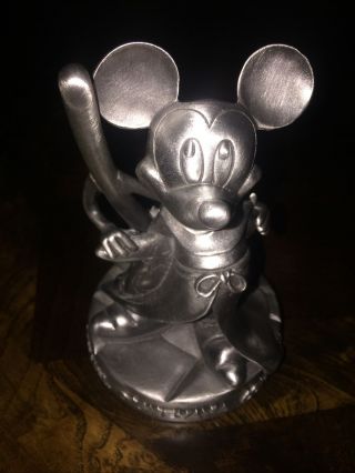 1994 Official Disneyana Convention Mickey Sorceror Pewter Figurine - Le 2200