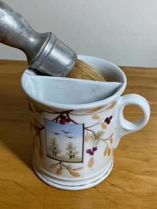 Dubl Duck Shaving Mug Brush Set Germany Vintage