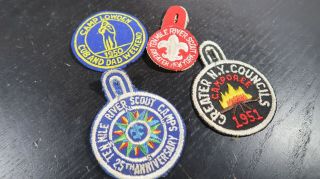 R Boy Scouts York Council Patches Camp Lowden Ten Mile River Camps