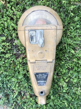 Vintage Duncan Miller Parking Meter - & - No Key - Open - Made In The Usa