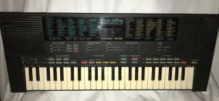 Vtg Yamaha Portasound Pss - 480 Music Station Keyboard Digital Synthesizer,  Power
