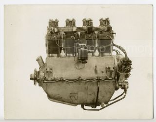 De Havilland Gipsy I Aircraft Engine,  2 Technical Views - Vintage Photo 1930