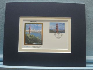 San Francisco - The Golden Gate Bridge & First Day Cover Of Its Stamp