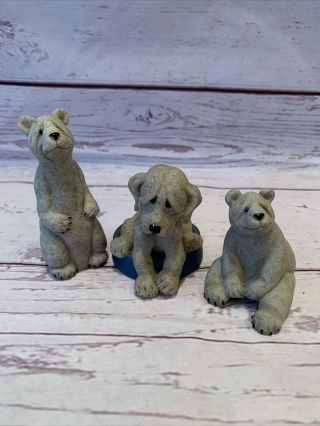 Quarry Critters Bam Bam,  Barney Bears & Patience Dogs Second Nature Design