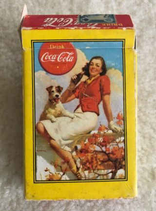 Vintage,  1943,  Coca - Cola Playing Cards,  Very Good,  Cond. ,  Box