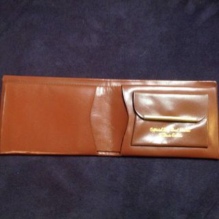 Vintage Official Boy Scouts Of America Wallet Top Grain Brown Cowhide Leather