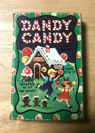 Vintage Dandy Candy Card Game Warren Paper With Box