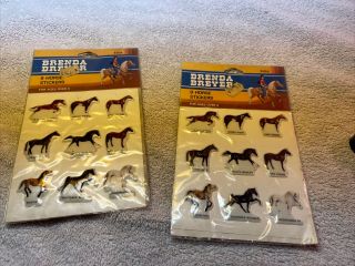Vintage Brenda Breyer Model Horse Stickers 2 Packs