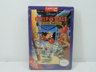 Vintage Chip N Dale Rescue Rangers Complete Nintendo Nes Game Authentic