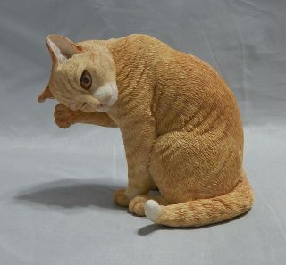 Country Artists Orange Tabby Cat Figurine