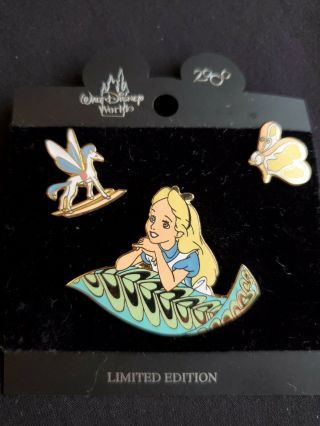 Disney 2000 Alice In Wonderland Limited Edition 3 Pin Set