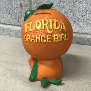 Vintage FLORIDA ORANGE BIRD Disney Bank 3