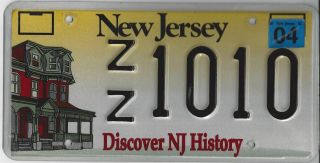 Jersey License Plate Discover Nj History