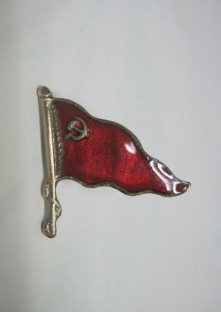 Pin Badge.  Flag Of The Ussr.  History Of The Ussr.  1920 - 1940.
