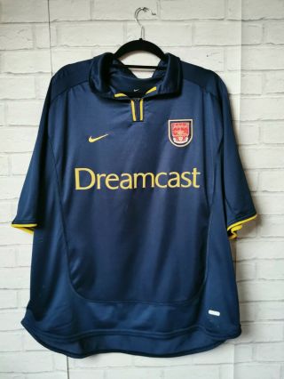 Arsenal 2000 2001 2002 Third Nike Vintage Football Shirt - Adult Xl