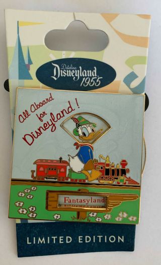 Disney Pin 76420 Dlr - Dateline: Disneyland 1955 - All Aboard For Disneyland Le