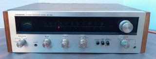 Vintage Pioneer Sx - 424 Am Fm Stereo Receiver Wood Case