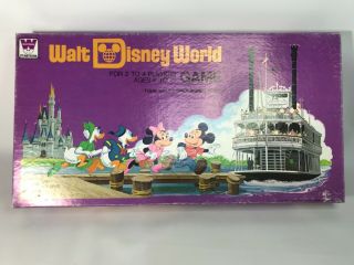 Rare Vintage 1973 Board Game Tour Walt Disney World First Magic Kingdom Florida