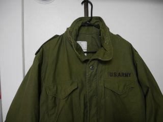Vintage 1976 Large Short M - 65 field jacket with Hood 3