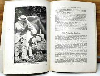 RARE 1911 HUGH VAN PELT ' S COW DEMONSTRATION BOOKLET BY KIMBALL ' S DAIRY FARMER IA 3