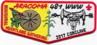 Aracoma Lodge 481 S75 2017 Section Sr - 9 Conclave Order Of The Arrow Oa Flap
