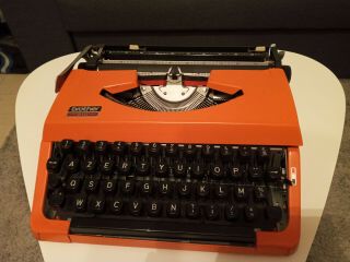 Machine à écrire Brother 210 Orange Vintage Tbe