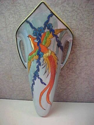 Vintage Noritake Art Deco Wall Pocket ? Vase