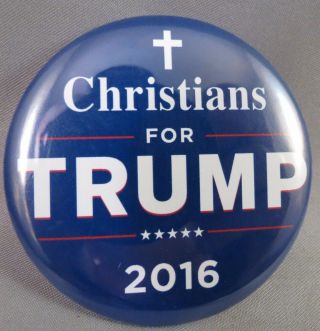 Of 22 Christians For Trump Buttons President 2016 Jesus God Cross