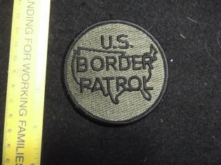 Federal Left Side Border Patrol Patch Variation Full Embroidered Srt Bortac Htf