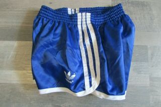 Vintage Adidas Sprinter Shorts Shiny 80s ' West Germany Glanz Nylon shorts sz.  D - 7 2
