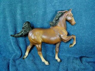 Vintage Breyer Traditional Horse Brown W Black Mane & Tail And Tan Face & Feet