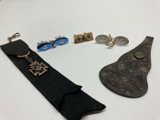 Masonic Jewelry Cufflinks,  Pins,  Watch Fob