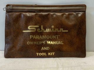 Vintage Schwinn Paramount Bicycle Tool Kit Pouch Kit